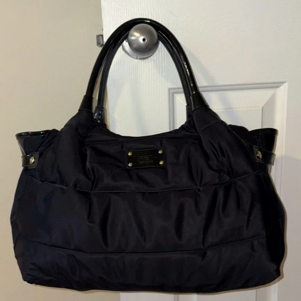 EUC Kate Spade Black Quilted Shoulder Bag